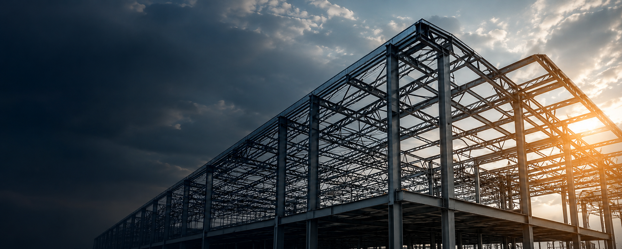 steel konstruksi header